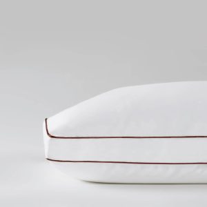 Latex Pillow - High Loft (6" - 7") - Hypoallergenic Pillow with Shredded Latex  - Breathable - Machine Washable Organic Cotton Cover - King (34"x18") 1 Pack