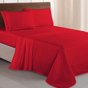 Black Satin 6-Piece Bedding Set